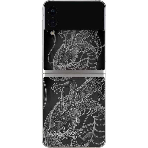 Dragon Ball Z Negative Shenron Galaxy Z Flip4 5G Skin